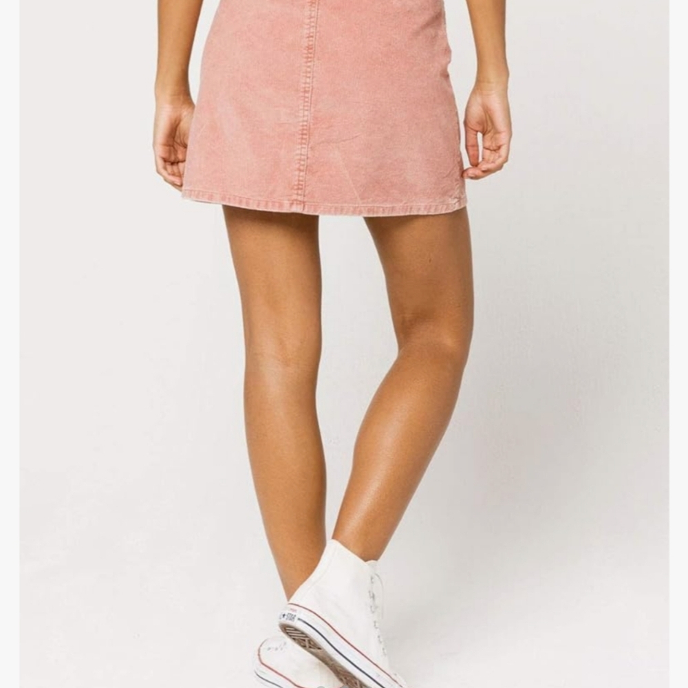 Roxy “Unforgettable Fall” Pink Corduroy Skirt – Size Small - Picture 2 of 6